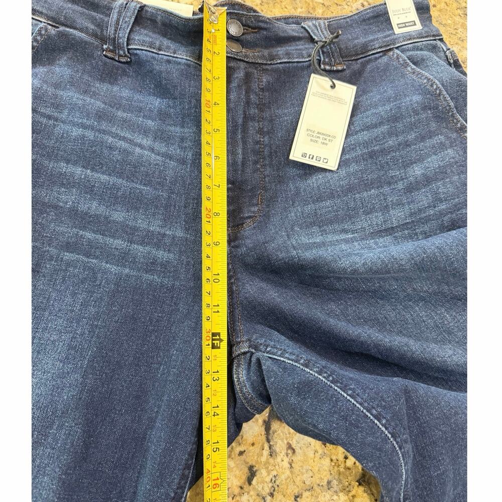 Judy Blue Women’s SZ 18W High Waisted Wide Leg Trouser Jeans BRAND NEW NWT - Picture 13 of 16
